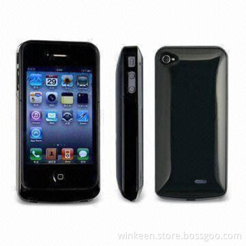 Rechargeable External Batteries for iPhone4, with 500mA Fast Charging Technology